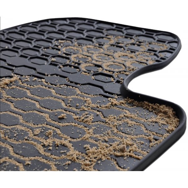 Tapis de sol Sur Mesure en Caoutchouc 3D Pour Mercedes Citan 2012-2019 2- Pieces