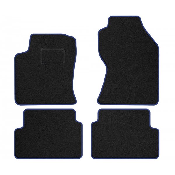 Tapis de sol Sur Mesure en Moquette Tissus Gamme Confort Pour Ford Focus 1 (I) 2001-2004 apres FaceLift