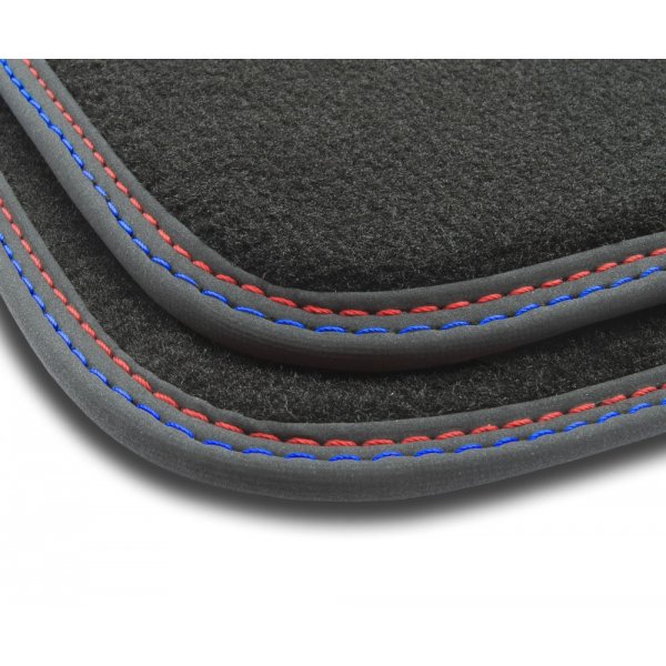 Tapis de sol Sur Mesure en Velours Premium Gamme Excellence Pour Bmw Série 3 E46 Coupé 1998-2001