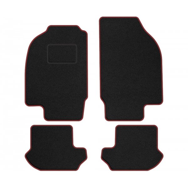 Tapis de sol Sur Mesure en Velours Premium Gamme Excellence Pour Ford Ka 1 (I) FaceLift 2004-2008