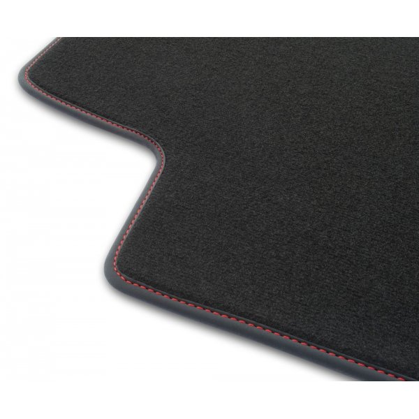 Tapis de sol Sur Mesure en Velours Premium Gamme Excellence Pour Opel Agila A 2002-2008 2 Fixations