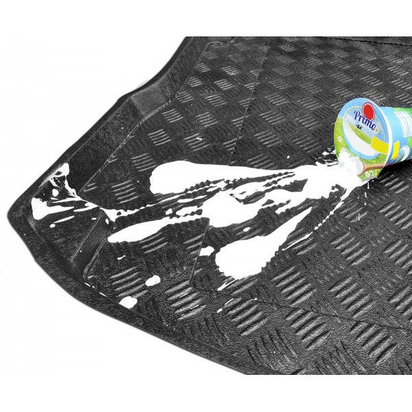 Bac de Coffre sur Mesure 3D Tapis en plastique PVC Pour Audi Q3 2 (II) Depuis 2018 Partie Inférieure