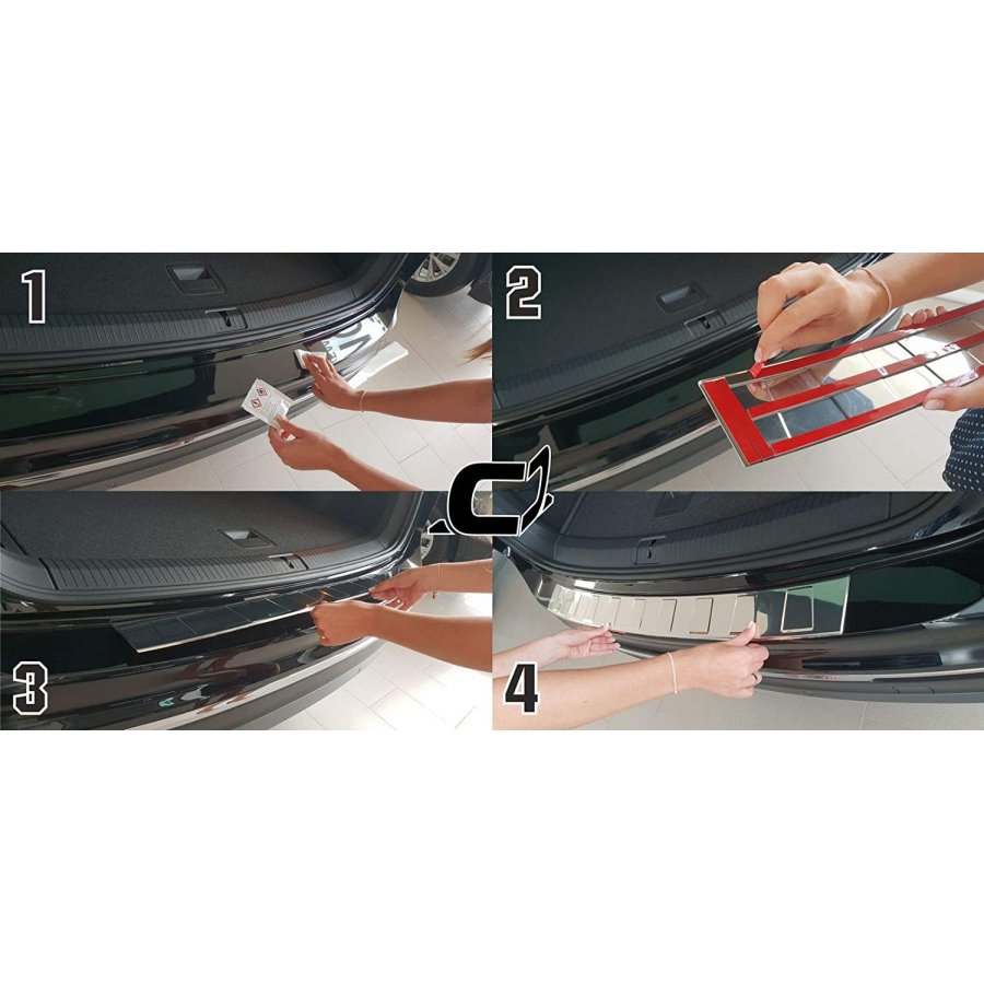 Protections de seuils de portes en acier pour BMW X3 F25 SAV (5