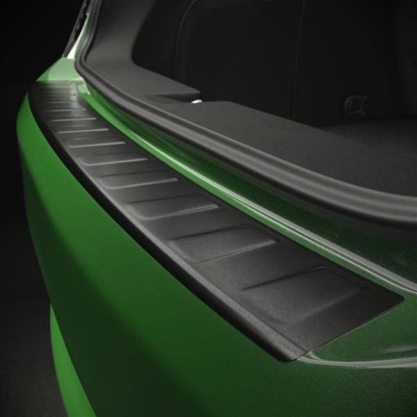 Seuil de Protection de Pare Choc / Coffre Sur Mesure en Alu Pour Toyota Avensis 3 (III) FaceLift 4-portes 2015-2022 Noir Brossé